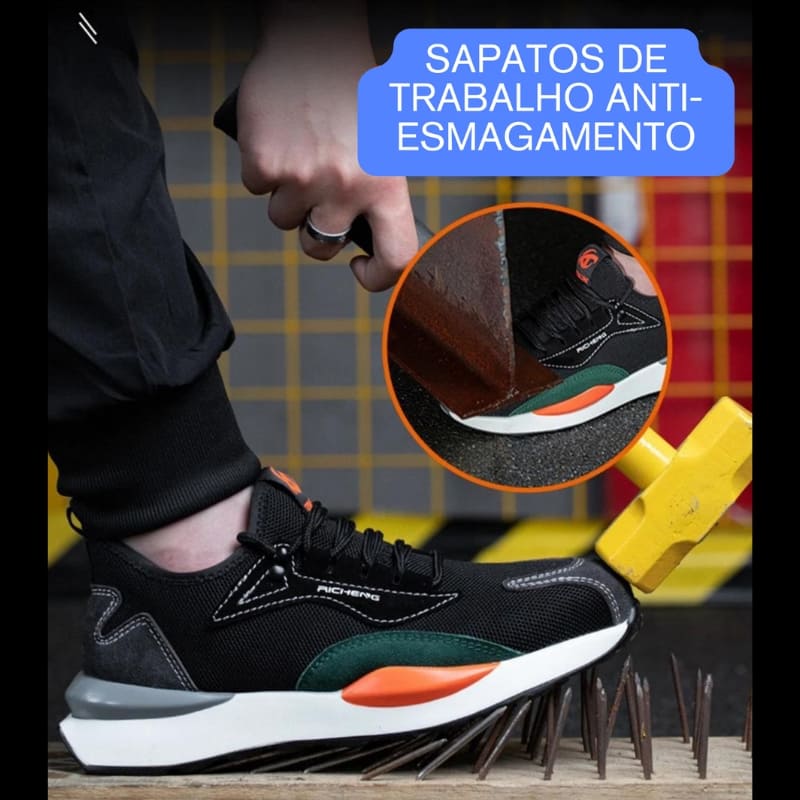 Sapatos / Tênis de segurança® leves anti-esmagamento Indestrutível